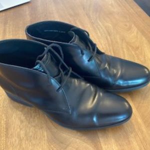 Cole Haan black leather ankle boots Mens 8.5